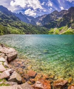 Fototapeta Rybník v Tatrách