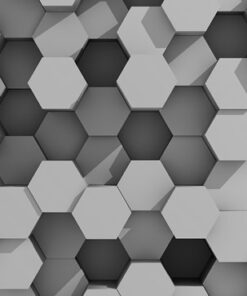 Fototapeta 3D šestiúhelníky