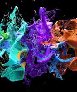 Fototapeta Exploze 3D barev