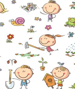 Fototapeta Děti v zahradě