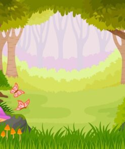 Fototapeta Houby v lese