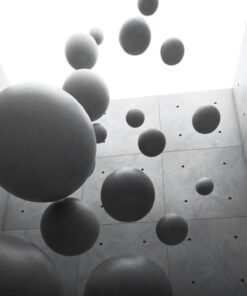 Fototapeta Falling 3D Spheres