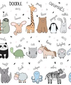 Fototapeta Roztomilá zvířátka