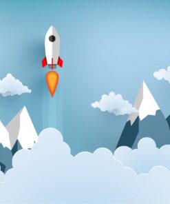 Fototapeta Space Rocket