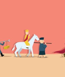 Fototapeta Král Na koni