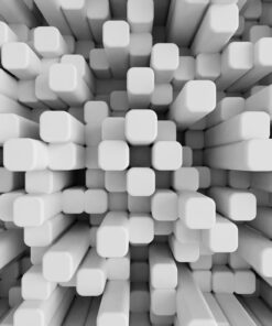 Fototapeta Bílé 3D pozadí