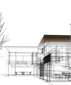 Fototapeta Náčrt domu