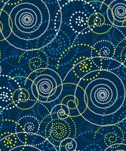 Fototapeta vlnovky a tečky