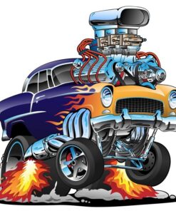 Fototapeta Fire Monstertruck