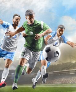 Fototapeta Útočící fotbalista