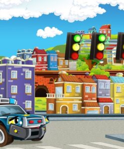 Fototapeta Autíčko policista