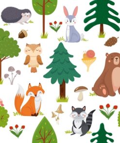 Fototapeta Lesní zvířata 2