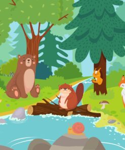 Fototapeta Lesní zvířata 3