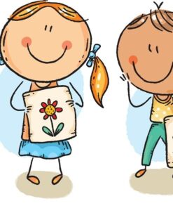 Fototapeta Děti kreslí