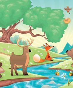 Fototapeta Lesní zvířata