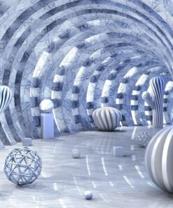 Fototapeta 3D Round Tunnel