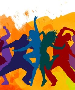 Fototapeta Tanec v barvách