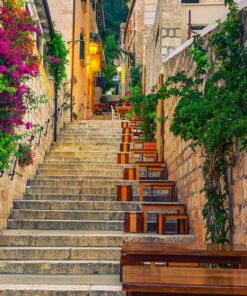 Fototapeta Ulice v Chorvatsku