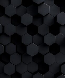 Fototapeta Šedé šestiúhelníky