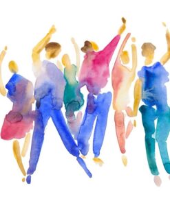 Fototapeta Tančící lidé