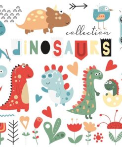 Fototapeta Malí dinosauři