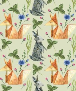 Fototapeta Liška a zajíc