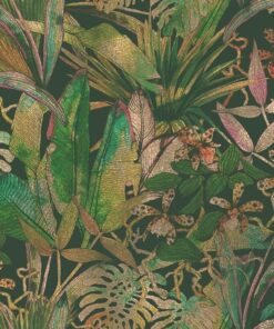 Nálepka na stěnu Tropické květiny