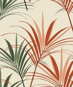 Nálepka na stěnu Tropické listy 2