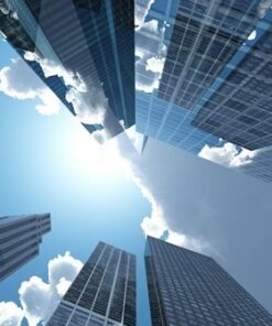 Fototapeta 3D mrakodrapy