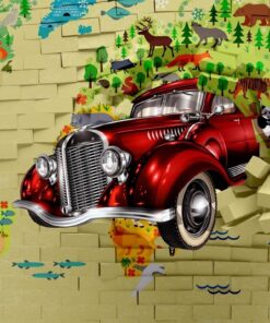 Fototapeta Auto 3D mapa