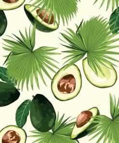 Fototapeta Avokádo a listy