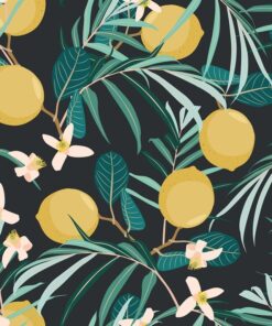 Fototapeta Citrony a listy