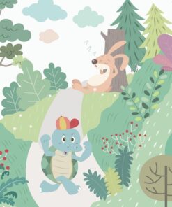 Fototapeta Želva a zajíc 3