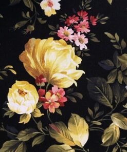 Fototapeta Květiny na černém pozadí