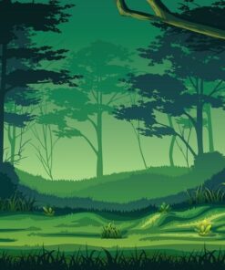 Fototapeta Pozadí s lesem