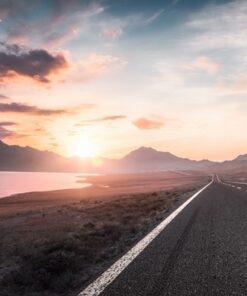 Fototapeta Jezero a silnice
