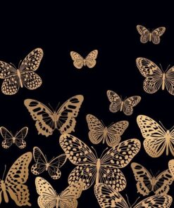 Fototapeta zlatí motýli