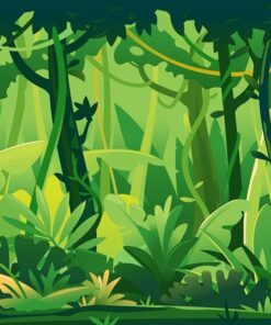 Fototapeta Animovaná džungle