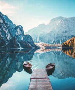 Fototapeta Panorama Braies