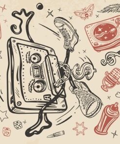 Fototapeta Hip-hop music