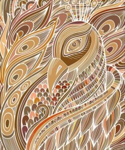 Fototapeta Grafický páv