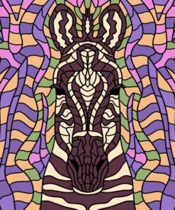 Fototapeta Zebra Graffiti