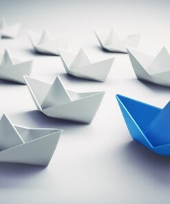 Fototapeta Papírové lodě
