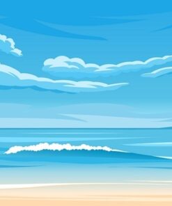 Fototapeta Vektor Moře