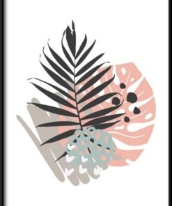 Ilustrace tropických listů