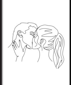 Plakát Polibek milenců