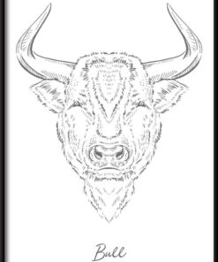 Bull lineární plakát