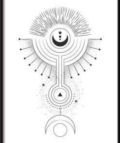 Plakát Geometrické fáze Měsíce 7