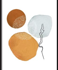 Abstraktní akvarelový plakát 1