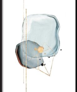 Plakát s akvarelovými vzory 1